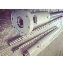 high speed single screw barrel for extruer producing PVC PE pipes with sprial groove bimetallic SKD